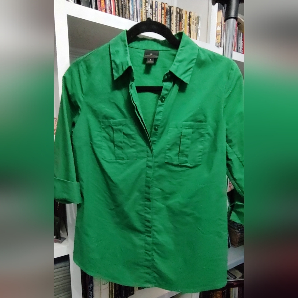 Worthington Green Blouse